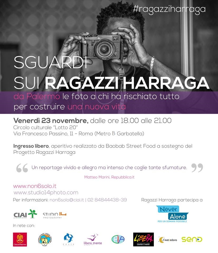Invito elettronico - Ragazzi Harraga roma 6-06
